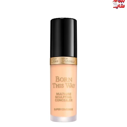 کانسیلر بورن دیس وی توفیسد رنگ SWAN فولسایز اصل اروپاییTOO  FACED Born This Way Super Coverage Multi-Use Concealer - Swan