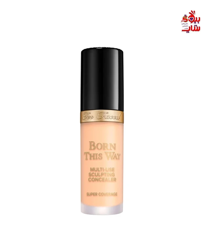کانسیلر بورن دیس وی توفیسد رنگ SWAN فولسایز اصل اروپاییTOO  FACED Born This Way Super Coverage Multi-Use Concealer - Swan