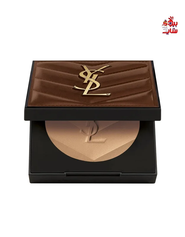 برنزر ایوسن لورن شماره 2 فولسایز اصل اروپایی YSL Beauty All Hours Hyper Bronzer e Makeup - Face Bronzer Shade: 2 - Buff Dune