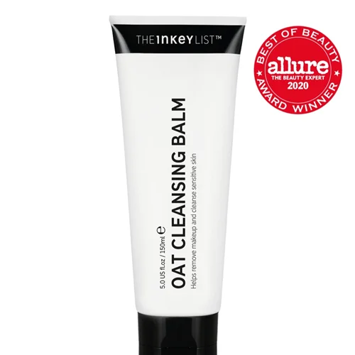 بالم کلینزر اینکی لیست ۵۰میل اصل اروپایی  THE INKEY LIST Oat Cleansing Balm  50ml Melt away makeup in one swipe