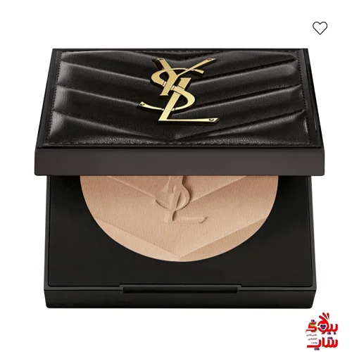 پنکک ایوسن لورن شماره 1رنگ لایت فولسایز  اصل اروپایی YVESSINTLAURENT ALL HOURS HYPER FINISH SETTING POWDER SHADE:1 LIGHT