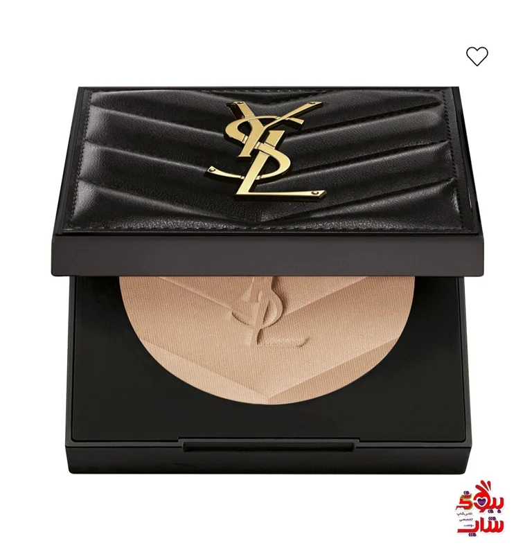 پنکک ایوسن لورن شماره 1رنگ لایت فولسایز  اصل اروپایی YVESSINTLAURENT ALL HOURS HYPER FINISH SETTING POWDER SHADE:1 LIGHT