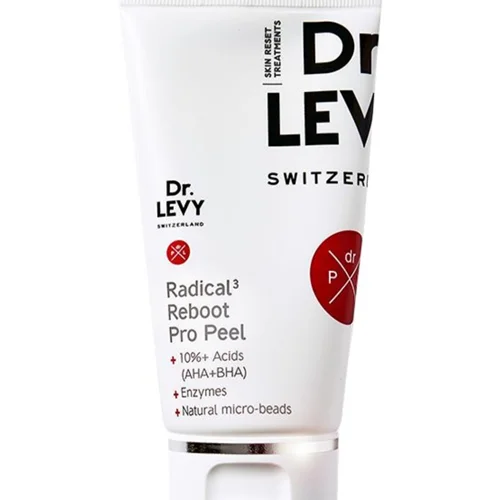 پیلینگ دکتر لوی سوئیس لایه بردار رادیکال درمان قوی لک اصل اروپایی LEVY SWITZERLAND   Dr. LEVY Switzerland Radical3 Reboot Pro Peel 50ml