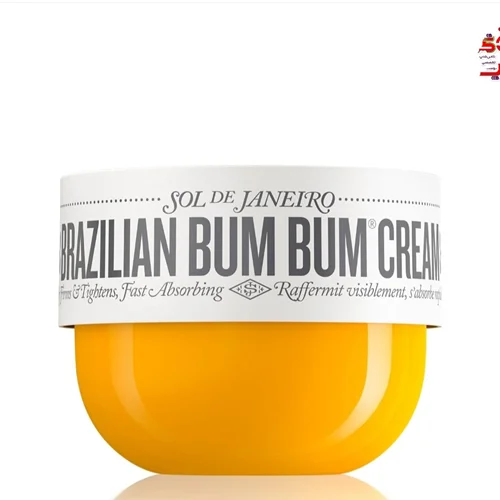 کرم بدن سفت کننده و صاف کننده  برزیلین بوم بوم سول دو ژانیرو 50میل اصل اروپایی BRAZILIAN BUM BUM CREAM SOL DEU JONEIROBRAZILIAN Firming Tightening Moisturizing A VISIBLY FIRMING BODY CREAM WITH THE IRRESISTIBLE SCENT OF PISTACHIO, SALTED CARAMEL,VANILLIA