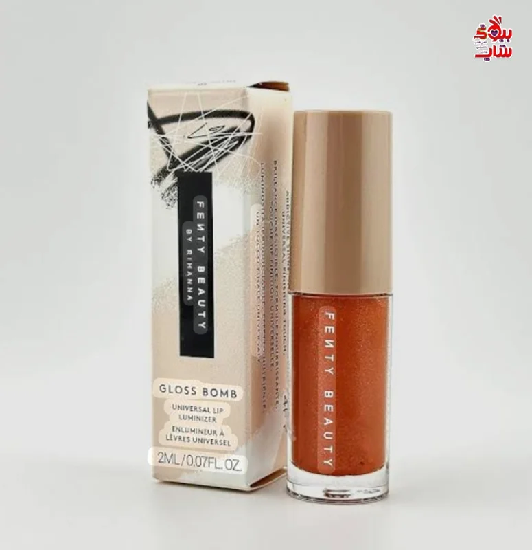 لیپ گلاس فنتی بیوتی رنگ گلو سایز مینی اصل اروپایی Fenty Beauty by Rihanna Gloss Bomb Universal Lip Luminizer