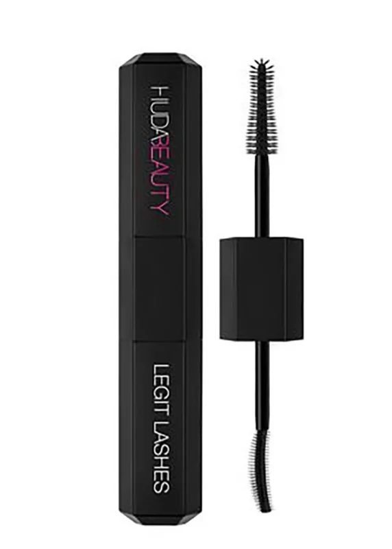 ریمل دو طرفه هدی بیوتی فولسایز اصل اروپایی HUDAEAUTY LEGIT LASHES MASCARA 2 IN 1 VOLUME + CURL & LENGTH