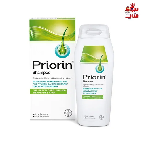 شامپو ضد ریزش و رویش مجدد مو پریورین 200میل اصل اروپایی Priorin Shampoo Ergänzende Pflege zu Haarausfallprodukten BESONDERE KOMBINATION AUS PRO-VITAMIN Bs, HIRSEEXTRAKT UND GLYKOPROTEINEN  FÜR KRAFTLOSES, DÜNNER WERDENDES HAAR  D AUBERLICH