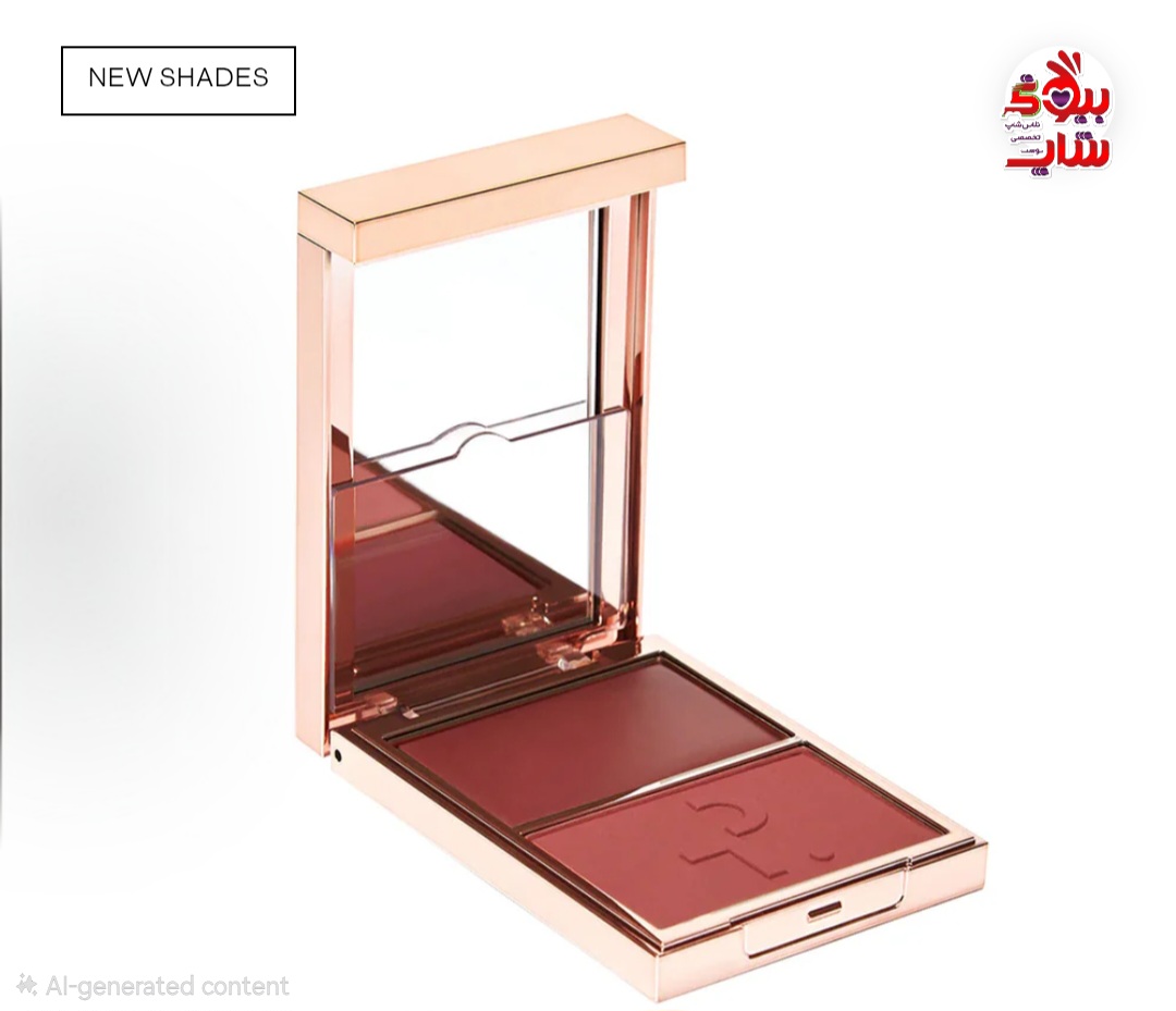 رژ گونه پاتریک تا رنگ SATIN: OH SHE'S DIFFERENT (DEEP PLUM) اورجینال PATRICK TA MAJOR HEADLINES DOUBLE-TAKE CRÈME & POWDER BLUSH DUO