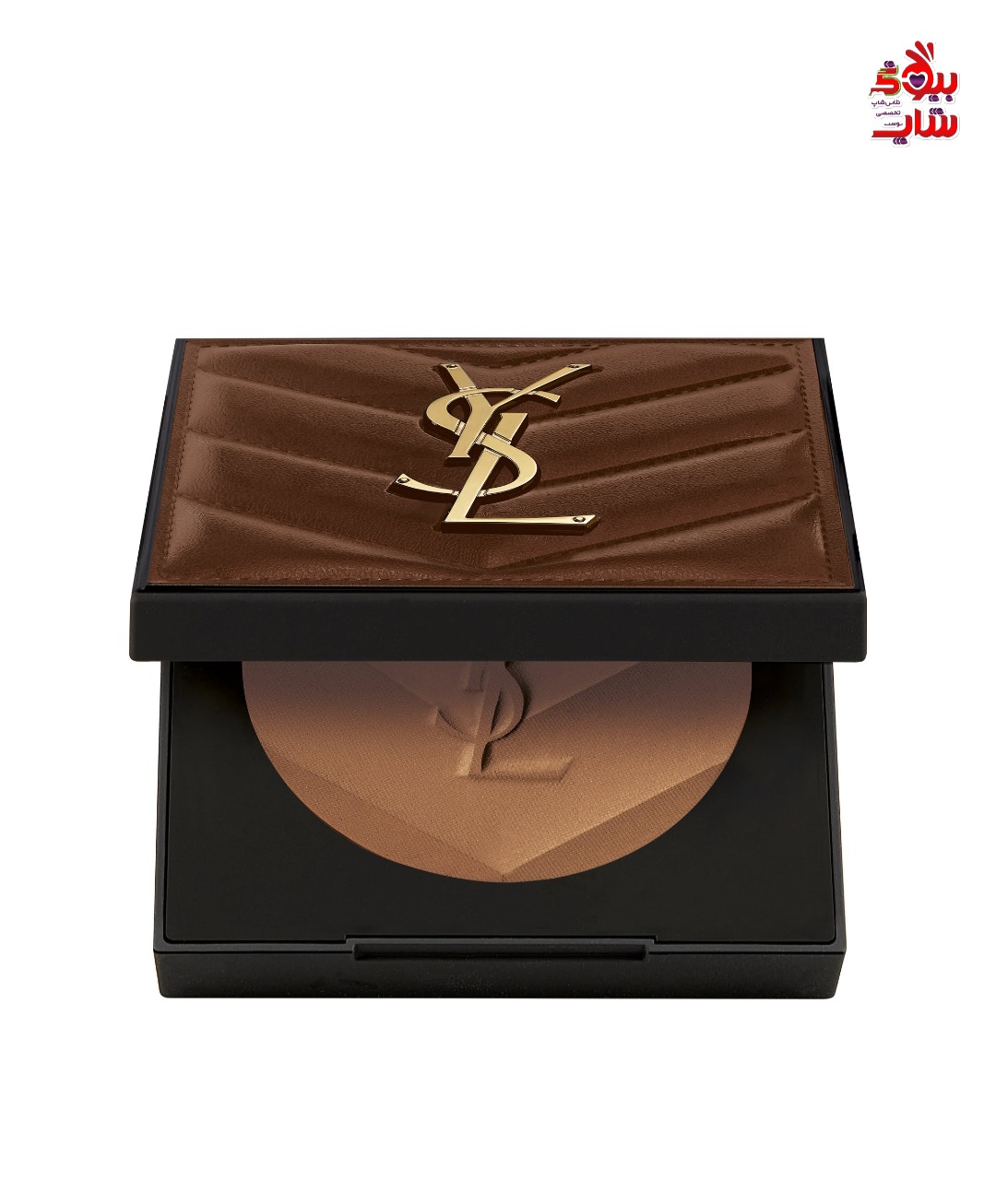 برنزر ایوسن لورن رنگ شماره 4_warm sandalwood  اورجینال فولسایز YVESSINTLAURENT  Beauty All Hours Hyper Bronzer - Makeup - Face Bronzer Shade: 4 - warm sandalwood