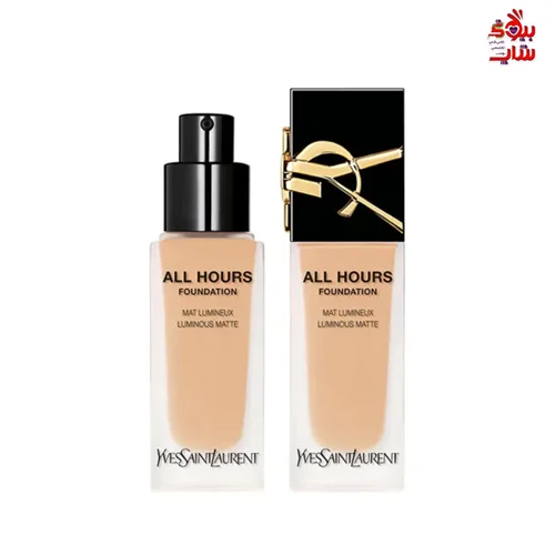 کرمپودر مات ایوسن لورن رنگ LN3 فولسایز اصل اروپاییysl  YVESSINTLAURENT Beauty All Hours Foundation - Matte Liquid Foundation  Shade: LN3 - Light Neutral