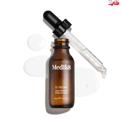 سرم ویتامين سی مدیک 8 فولسایز اصل اروپایی Medik8   C-TETRA Lipid Vitamin C Radiance Serum