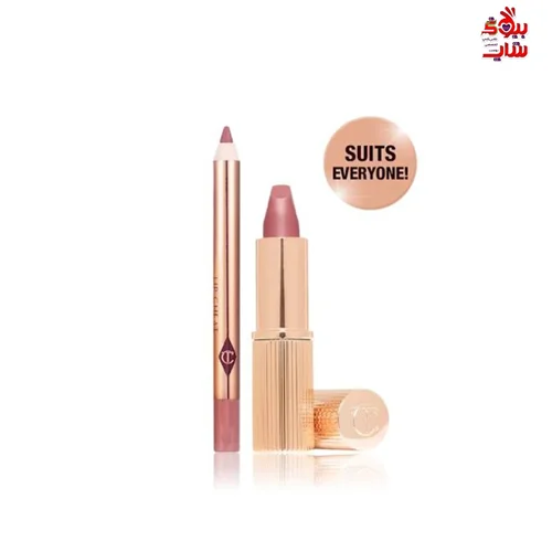 ست رژ لب و خط لب شارلوت تیلبری رنگ پیلوتاک اورجینال اصل اروپایی تراول سایز CHARLOTTE TILBURY Mini Pillow Talk Lip Kit - Pillow Talk Original MINI PILLOW TALK LIP KIT PILLOW TALK ORIGINAL   My award-winning lip duo! Dreamy lip kit featuring a mini nude-pin