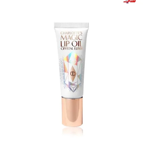 روغن لب حجم دهنده شارلوت تیلبری مدل کریستال الگزیر رنگ اورجینال فولسایز اصل اروپاییCHARLOTTE'S  TILBURY MAGIC LIP OIL CRYSTAL ELIXIR ORIGINAL   My crystal-infused lip oil that's enriched with potent ingredients for hydrated, luscious lips!