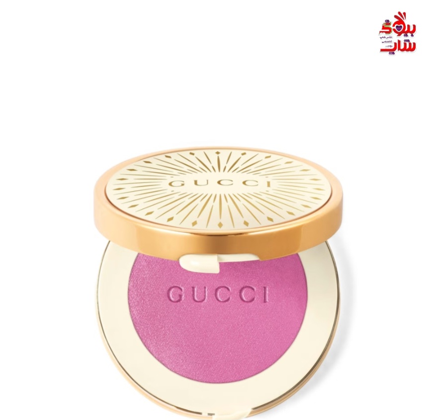 رژ گونه لوکس گلویی گوچی بیوتی رنگ‌ شماره ۰۱ مدل جدید اورجینال GUCCI BEAUTY  Glow Powder Blush 1 01 Arctic Rose