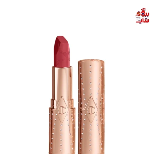 رژ لب شارلوت تیلبری مات روولوشن رنگ First dance  فولسایز اورجینال CHARLOTTE TILBURY Charlotte Tilbury Look Of Love Matte Revolution ipstick First Dance