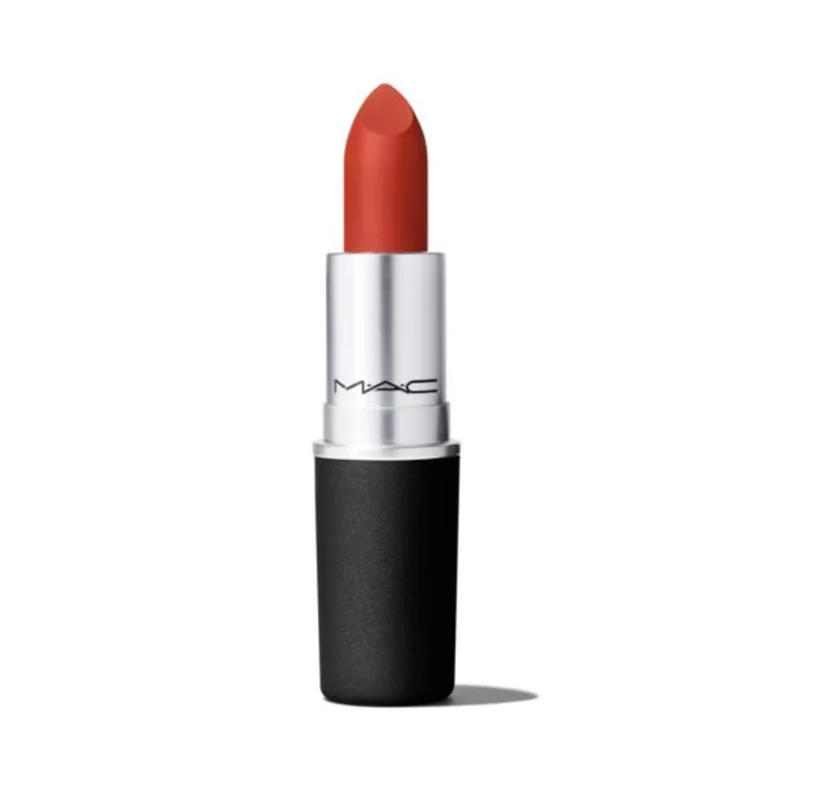رژ لب مک رنگ چیلی اصل اروپایی DEVOTED TO CHILI POWDER KISS mac cosmetic