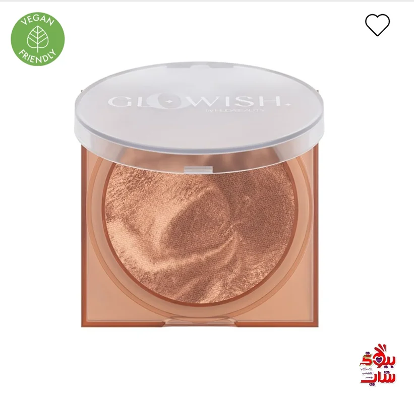 کانتور و برنزر هدی بیوتی سایز مینی اصل اروپایی رنگ تن لایت HUDA BEAUTY  GloWish Soft Radiance Bronzing Powder Tan light mini