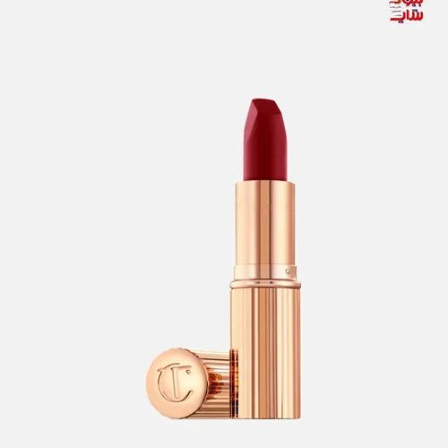 رژ لب مات شارلوت تیلبری رنگ red carpet red فولسایز اورجینال CharlotteTilbury MATTE REVOLUTION Lippenstift  RED CARPET RED