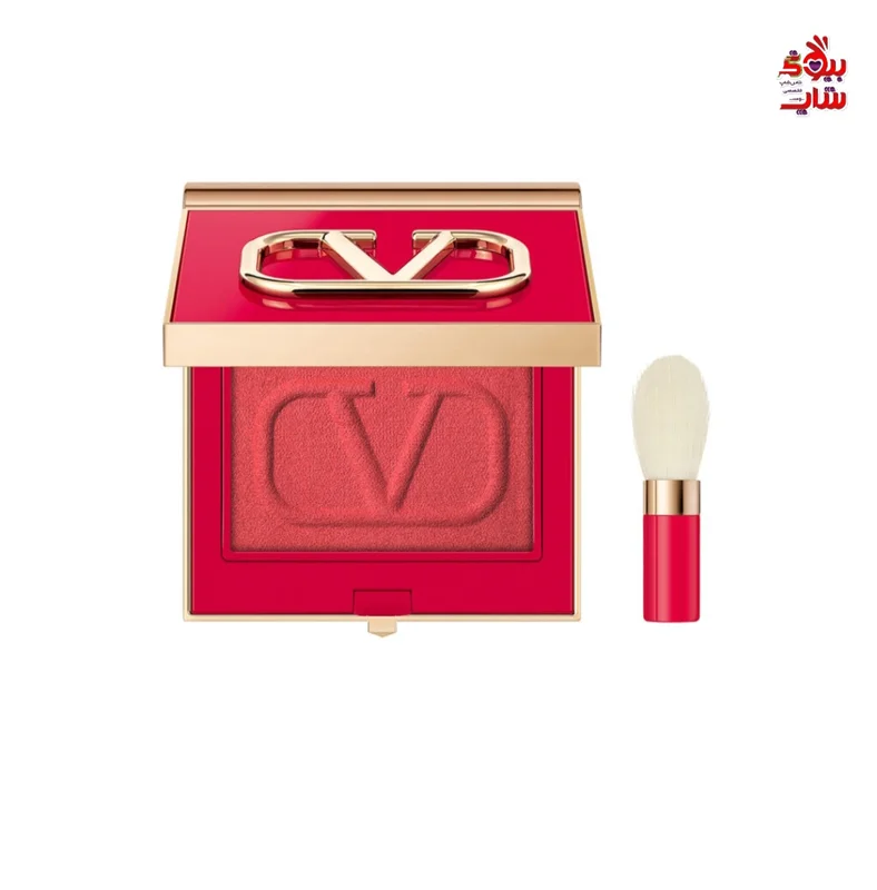 رژ گونه و سایه چشم کرمی ولنتینو رنگ شماره 05 ROSSO VALENTINO فولسایز اصل اروپایی  VALENTINO BEAUTY Eye2cheek -2-en-1: Blush & Fard à Paupière - Rosso Valentino 05