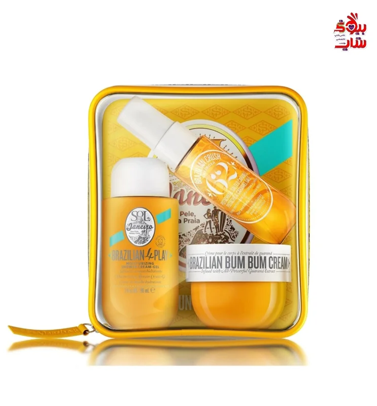 پک برزیلی بوم بوم سول دو ژانیرو تراول سایز اصل اروپایی SOL DE  JANEIRO Bum Bum Jet Set Travel-Ready Minis Kit