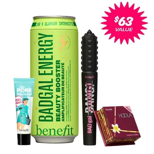 ست بنفیت کازمتیک اصل اروپایی BENEFIT COSMETICS BADGAL ENERGY HOLIDAY SET