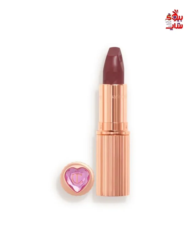 رژ لب جدید شارلوت تیلبری رنگ Dream  TALK  فولسایز اصل اروپایی  CHARLOTTE TILBURY PILLOW TALK LOVE EFFECT LIPSTICK MATTE REVOLUTION - DREAM TALK   Limited-edition deep-mauve Pillow Talk lipstick with a hydrating matte finish