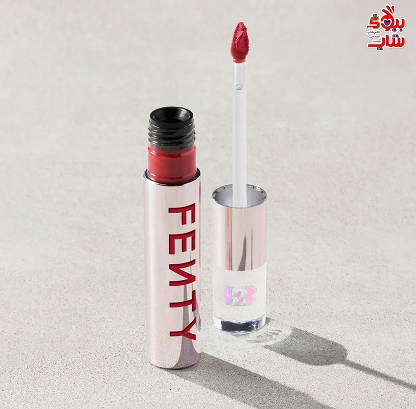 رژ لب مایع فنتی بیوتی مدل fenty icon velvet اصل اروپایی فولسایز FENTY  BEAUTY ICON VELVET LIQUID LIPSTICK H.B.I.C. DEEP GARNET RED