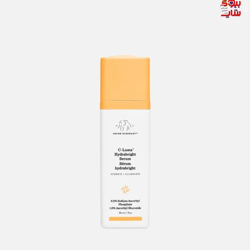 سرم آبرسان و ویتامین سی روشن کننده درانک الفنت اورجینال DRUNK ELEPHANT" C-Luma" Hydrabright Serum Sérum hydrabright HYDRATE ILLUMINATE 兴 9.0% Soddium Ascorbyl Phosphate 1.0% As