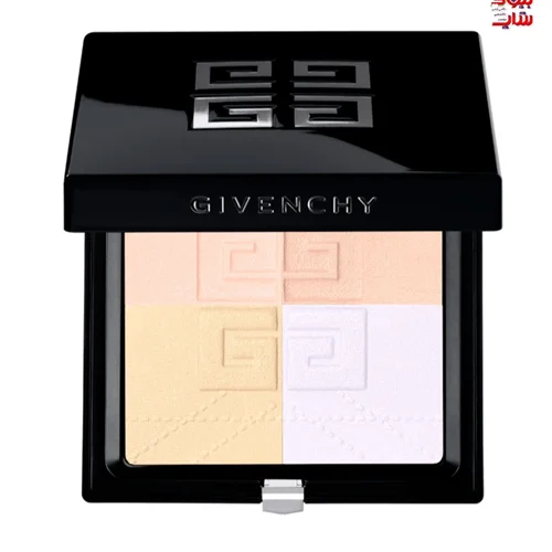 پودر فیکس فشره ژیوانشی فولسایز اصل اروپایی GIVENCHY  PRISME LIBRE POUDRE COMPACTE    Poudre fixatrice matifiante et floutante   La poudre fixatrice matifiante et floutante pour un fini mat longue tenue avec une hydratation préservee n°02satin balance
