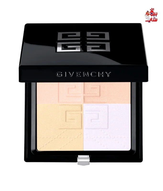 پودر فیکس فشره ژیوانشی فولسایز اصل اروپایی GIVENCHY  PRISME LIBRE POUDRE COMPACTE    Poudre fixatrice matifiante et floutante   La poudre fixatrice matifiante et floutante pour un fini mat longue tenue avec une hydratation préservee n°02satin balance