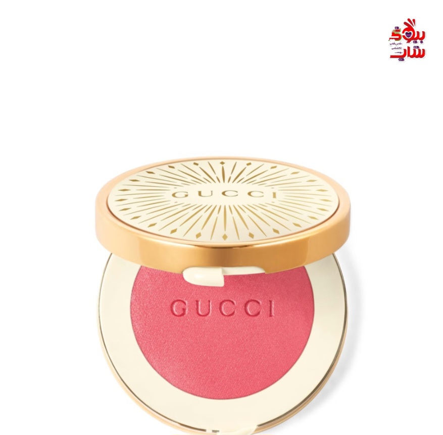 رژ گونه لوکس گلویی گوچی بیوتی رنگ شماره ۰۲ مدل جدید اورجینال GUCCI BEAUTY Glow Powder Blush 02 Fresh Coral