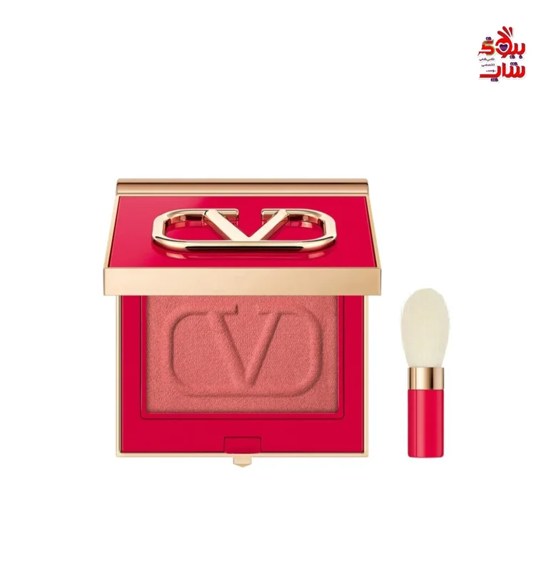 رژ گونه و سایه چشم کرمی ولنتینو رنگ شماره 04 SWEET REBEL فولسایز اصل اروپایی VALENTINO  BEAUTY Eye2cheek - 2-en-1 : Blush & Fard à Paupière - Sweet Rebel 04
