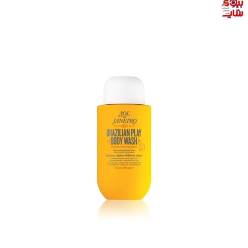 ژل شستشوی بدن مرطوبکننده برزیلین 4 پلی سول دو ژانیرو حجم 90میل اصل اروپایی SOL DE JANEIRO Brazilian Play Moisturizing Shower Cream-Gel Body Wash, Size 90mlBRAZILIAN PLAY MOISTURIZING SHOWER CREAM-GEL Cleanses IU Hydrates T Softens IRRESISTIBLY SCENTED SUL