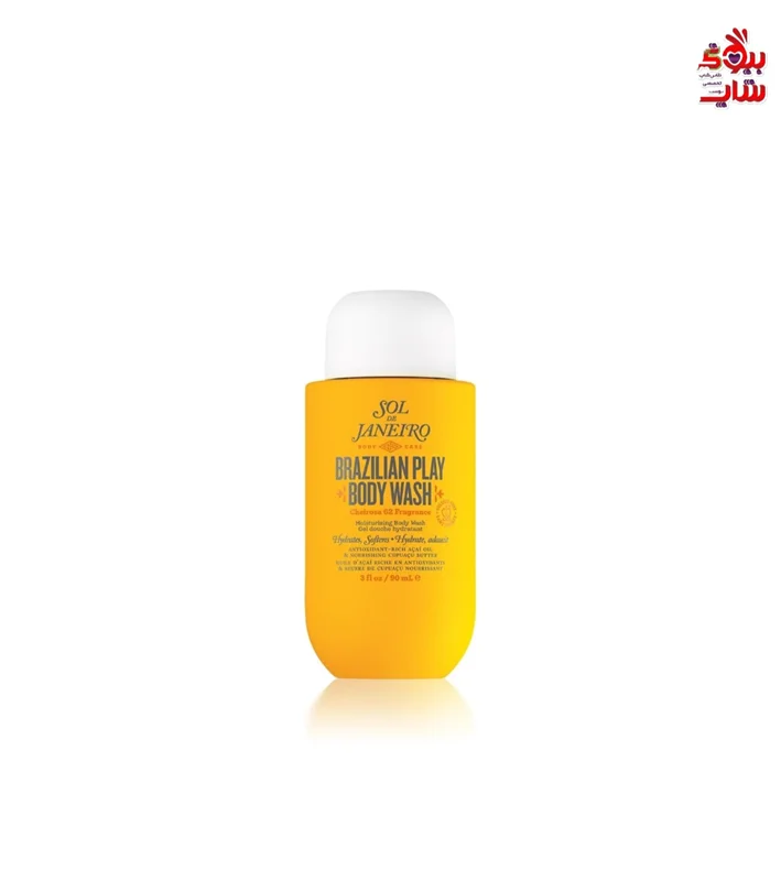 ژل شستشوی بدن مرطوبکننده برزیلین 4 پلی سول دو ژانیرو حجم 90میل اصل اروپایی SOL DE JANEIRO Brazilian Play Moisturizing Shower Cream-Gel Body Wash, Size 90mlBRAZILIAN PLAY MOISTURIZING SHOWER CREAM-GEL Cleanses IU Hydrates T Softens IRRESISTIBLY SCENTED SUL