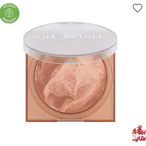 کانتور و برنزر هدی بیوتی سایز مینی اصل اروپایی رنگ مدیوم  HUDA BEAUTY  GloWish Soft Radiance Bronzing Powder medium mini