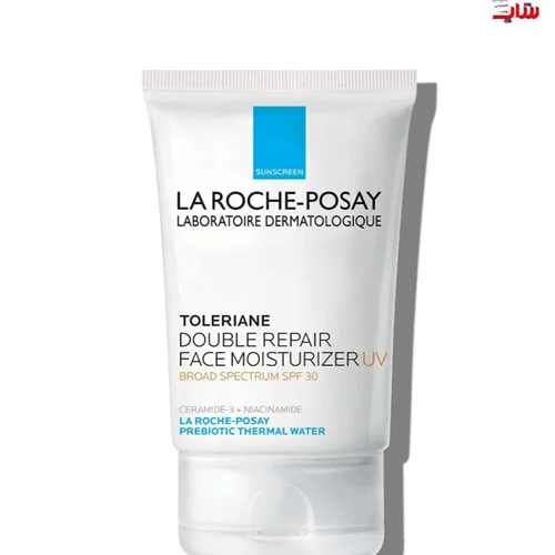 مرطوبکننده و ترمیم کننده پوست  لاروش پوزای با spf30 حجم 100میل اورجینال LAROCHE-POSAY LABORATOIRE DERMATOLOGIQUE TOLERIANE DOUBLE REPAIR FACE MOISTURIZER UV BROAD SPECTRUM SPF30