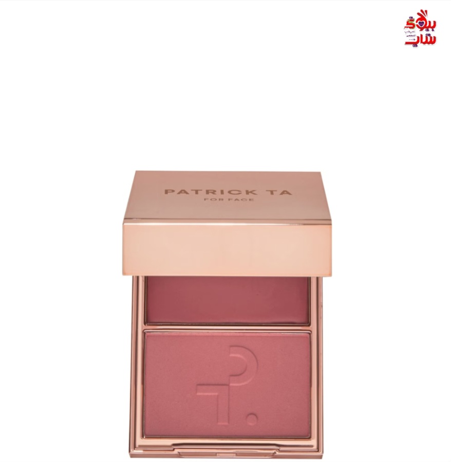 رژ گونه پاتریک تا رنگ She Goes To The Gym اورجینال PATRICK TA  Major Headlines Double-Take Crème and Powder Blush Duo- She Goes To The Gym