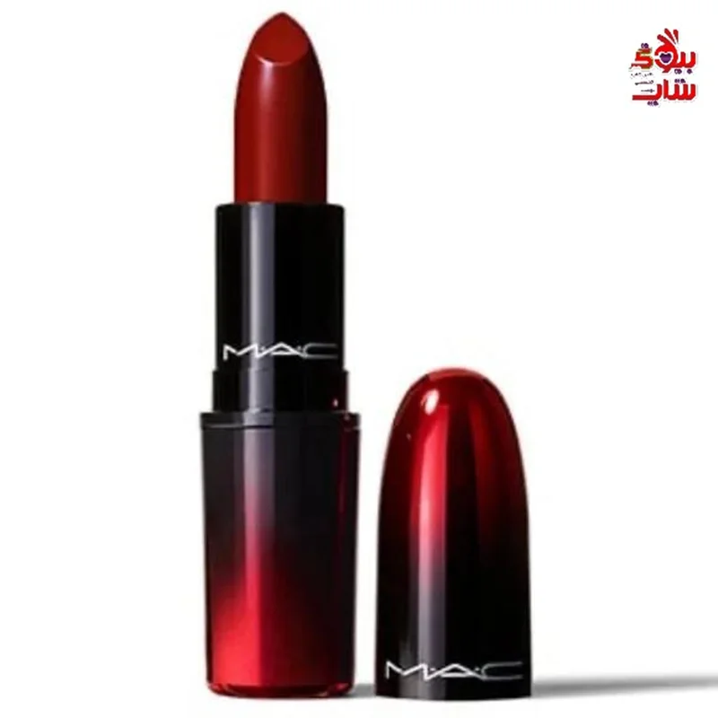 رژ لب مک رنگ Ruby Woo  فولسایز اصل اروپایی MAC RUBY WOO   Very matte vivid blue-red   A long-wearing Lipstick formula with intense colour payoff and a completely matte finish
