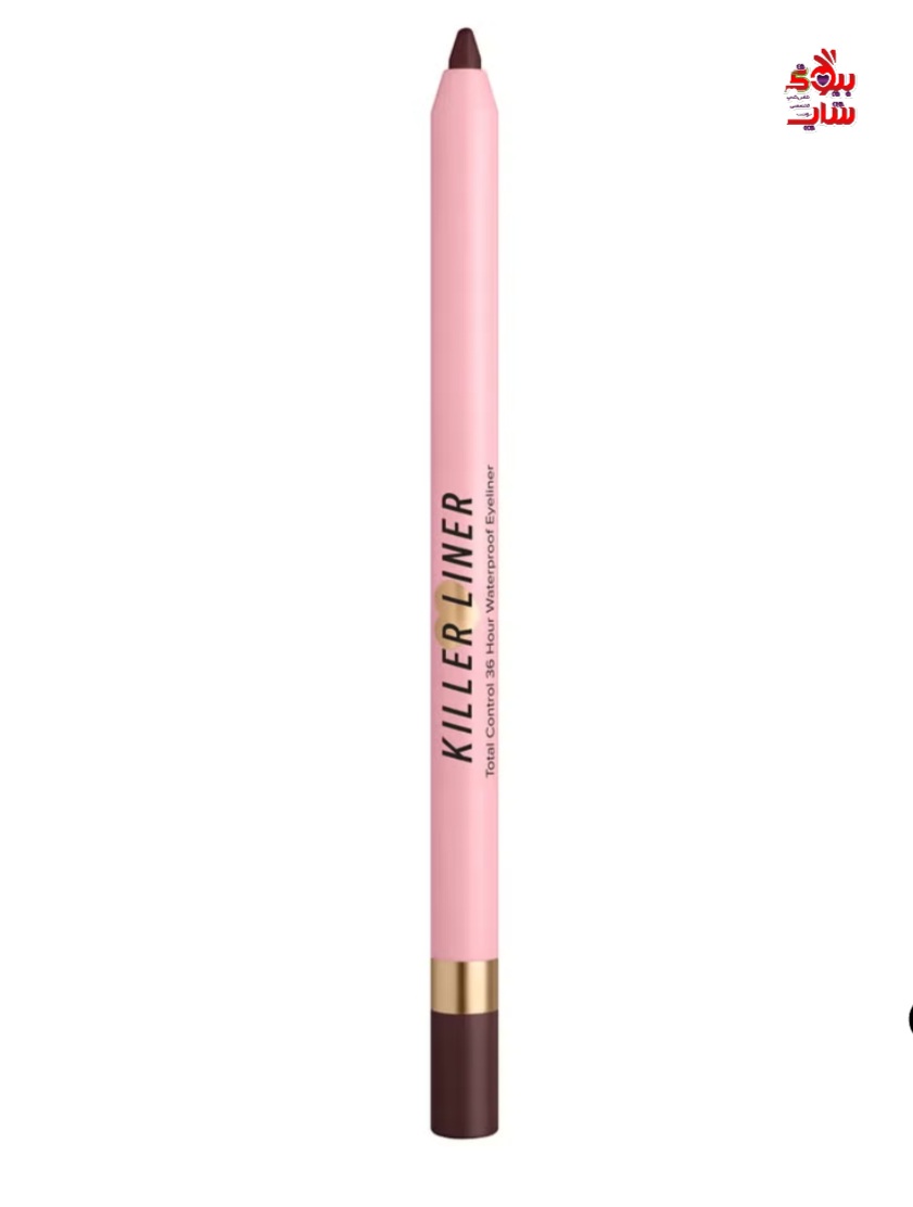 خط چشم توفیسد واترپروف 36ساعته رنگ chocolate فولسایز اورجینال  TOO FACED Too Faced Killer Liner 36 Hour Waterproof Eyeliner Killer Chocolate