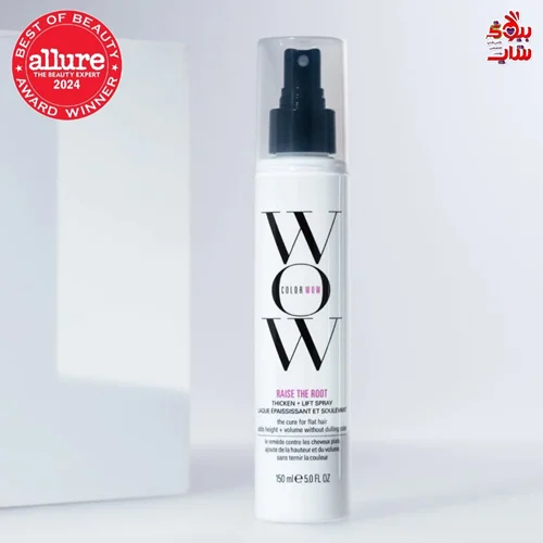 اسپری حجم دهنده و لیفت ریشه مو ،محافظ حرارت کالر واو حجم 150میل اصل اروپایی COLOR WOW Raise the Root Thicken + Lift Spray All-day root lift + volume, never sticky or stiff, heat protection