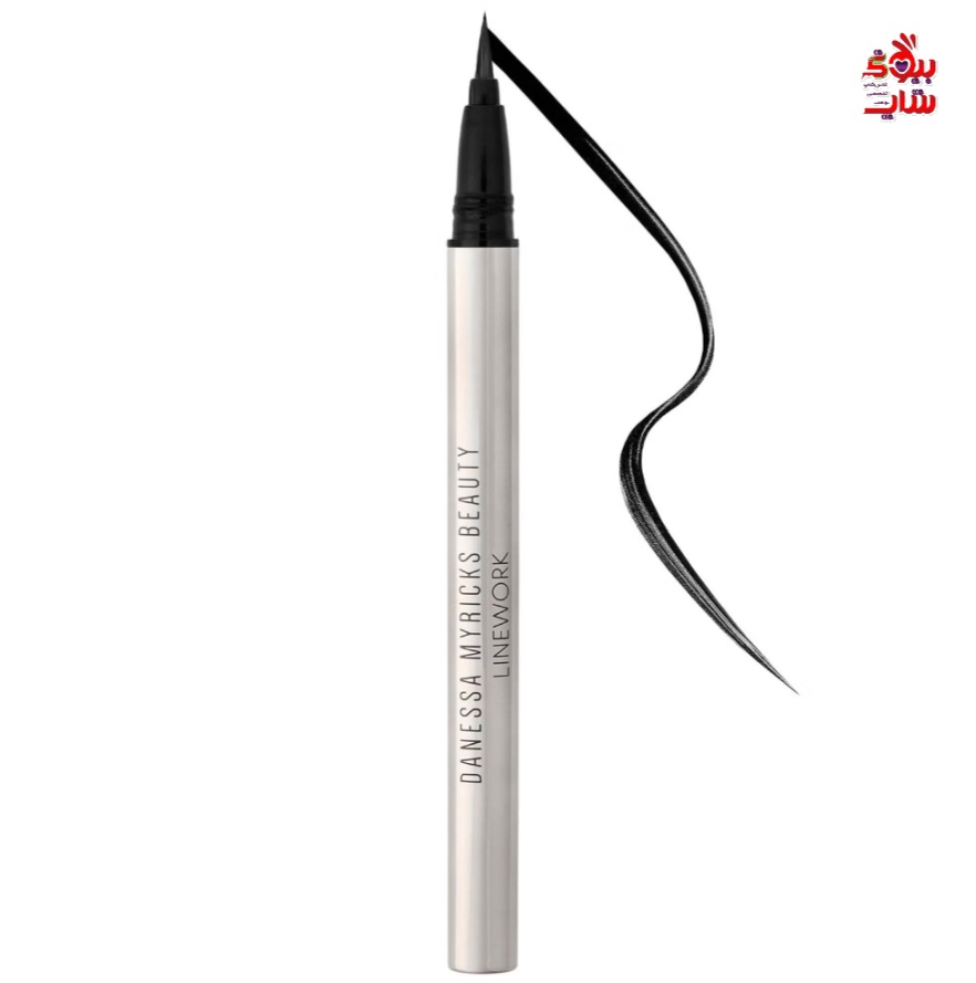 خط چشم ماژیکی دنسا میریکس  فولسایز اورجینال DANESSA MYRICKS BEAUTY Danessa Myricks Beauty Linework Eyeliner N Onyx 1ml