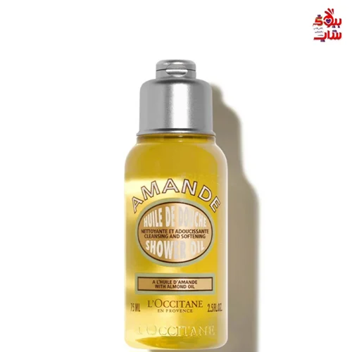 روغن دوش بادام لوکسیتان، پاک کننده و نرم کننده، اورجینال L'Occitane Almond Shower Oil Cleansing And Softening 75ml Aluxurious shower oil that transforms into a softening milk to visibly smooth, firm and nourish the skin