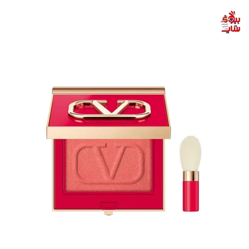 رژ گونه و سایه چشم کرمی ولنتینو رنگ شماره 06 CALL ME CORAL اصل اروپایی فولسایز VALENTINO BEAUTY Eye2cheek - 2-en-1: Blush & Fard à Paupière - Call me Coral 06