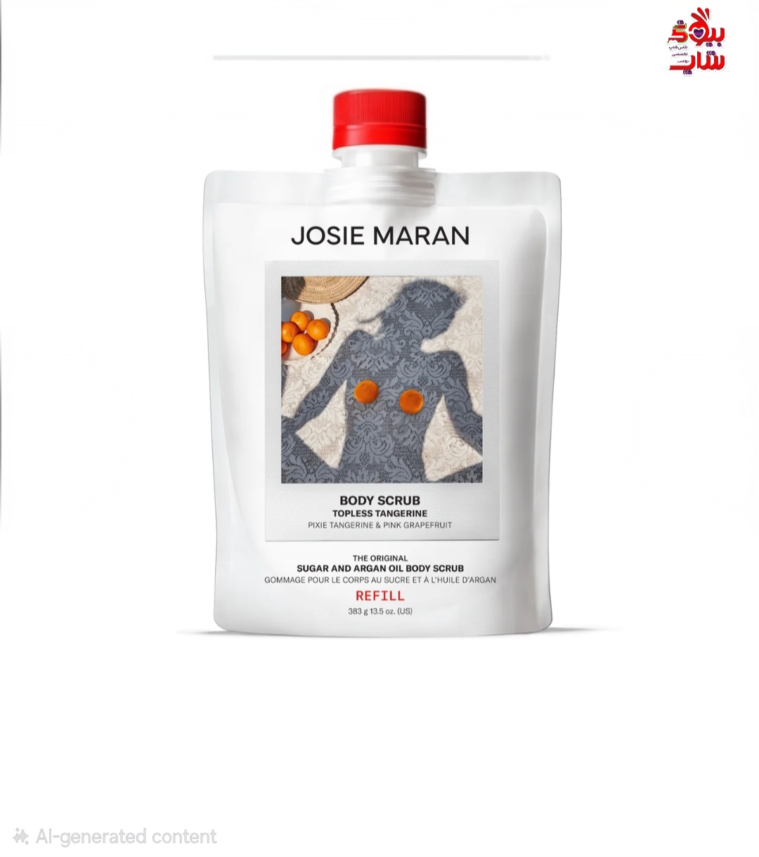 JOSIE MARAN Sugar and Argan Oil Body Scrub Refil اسکراب شکر و روغن آرگان  JOSIE MARAN اورجینال