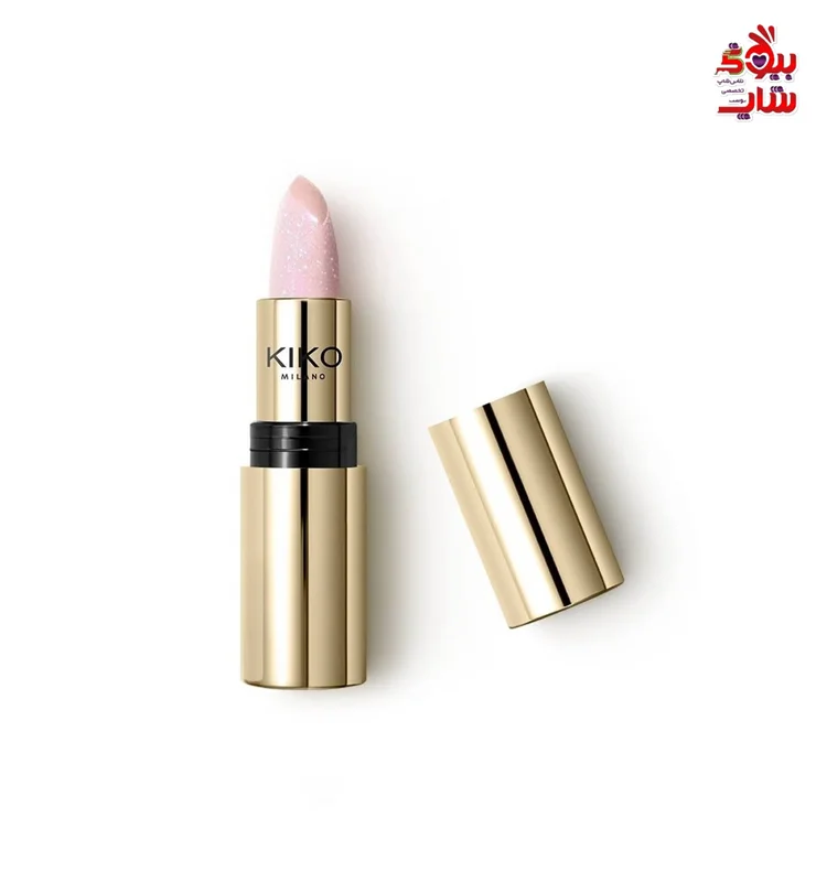 بالم لب حجم دهنده و شاین دار جدید هالیدی 2024 کیکو میلانو فولسایز اصل اروپایی KIKO MILANO Holiday wonderlights starlight kiss lip balm Balsamo labbra idratante dlal finish luminoso
