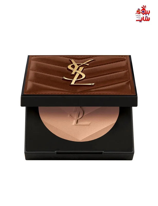 برنزر ایوسن لورن رنگ شماره 1 LIGHT SEPIA اصلا اروپایی فولسایز YVESSINTLAURENT  Beauty All Hours Hyper Bronzer - Makeup - Face Bronzer Shade: 1 - Light Sepia