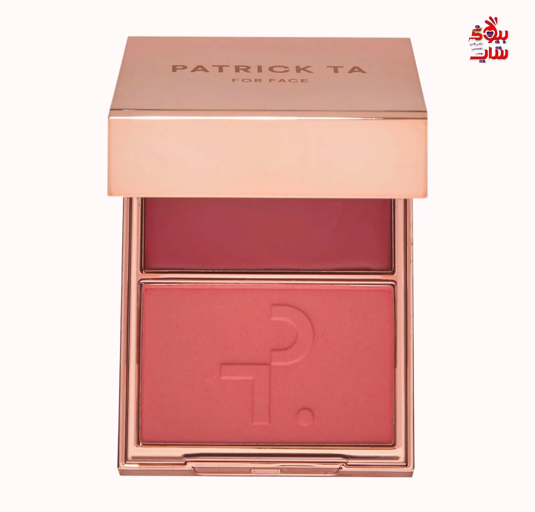 رژ گونه پاتریک تا رنگ SHE'S THAT GIRL اورجینال Patrick Ta Major Headlines Double-Take Creme Powder Blush Duo