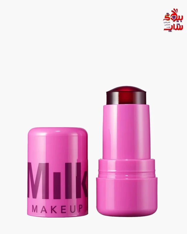 تینت ژله ای لب و گونه میلک میکاپ فولسایز اصل اروپایی Milk Makeup Cooling Water Jelly Tint Lip + Cheek Blush Stain COLOUR SPLASH BERRY