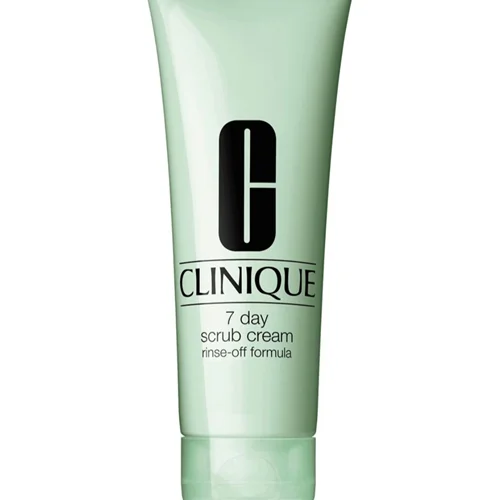 کرم اسکراب روشن کننده  ۷روزه کلینیک اصل اروپایی CLINIQUE 7 day scrub cream rinse-off formula 100M
